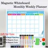 磁気毎週の月刊プランナードライエラーズホワイトボード掲示板カレンダーホームスクール多機能テーブルボード