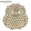 Boutique de fgg (in stock) gocciola di cristallo frizione donna donna borse da sera di strass per le borse e borse