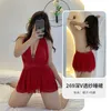 Lingerie da babydoll sexy taglie forti per donne erotiche profonde v halter biancheria intima porno senza schiena vedi attraverso abiti da notte per sesso 240402