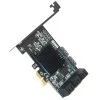 Карты Chi A Mining Roser Card Card Card 8 Port 6GB SATA3.0 Адаптер PCI Express X1 SATA Card Card PCIe для контроллера SATA ASM1064