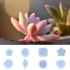 3D Silicone Mold Diamond Love Heart Round Succulent Flower Pot Silicone Mold DIY Ashtray Candle Holder Mold Succulent Plant Pot