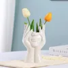 Vases Face Vase | Ceramics Statue Flower Female Body Modern Minimalism Nordic Style Pots Bust Head Shaped For Birthda