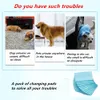 10pcs engrossar as almofadas de urina para cães de pêlos de cachorro