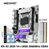 Motherboards Machinist X99 Motherboard Combo LGA 20113 Set Xeon E5 2650 V4 Kit CPU Processor DDR4 2*8GB 2666MHz Ram Memory NVME M.2 USB3.0