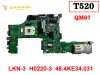 Motherboard Original for LENOVO Thinkpad T520 Laptop motherboard QM67 LKN3 H02203 48.4KE34.031 tested good free shipping