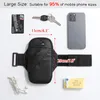 Storage Bags Phone Bag Black Coin Purse Earphones Key Card Money Wallet Sport Fitness Running Wrist Waterproof Arm