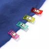 10st DIY Patchwork Job Foot Case Multicolor Plastic Clips Hemming Syverktyg Sy Tillbehör Bindande klipp Papper DIY -hantverk