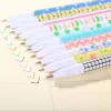 10 PCS COLOR GEL Pen Creative Stationery Wholesale Penns Gift Office Material Supplies School Supplies