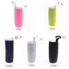 High Quality Glass Sport Water Bottle With Protective Bag 420ml/550ml Fruit Outdoor Bike Bottles