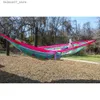 Hammocks Lightweight Portable Hanger with Hanger Kit Compact Single Hanger Breathable Quick Drying 116 x 59 Blue StripeQ