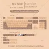 Tillbehör 128 Keys/Set KeyCaps Seele Vollerei Honkai Star Rail PBT Cherry KeyCaps för MX Switch KeyCap DIY Mechanical Keyboard Game Gift Present