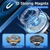 Chargers Wireless Charger Navigation Holder 15W Magnetic Car Phone Bracket Air Vent Charging Phone Holder Fast Charger for IPhone 14 13