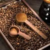 Łyżki do kawy drewniana łyżka łyżki miarki mielonej fasoli lub zupy herbaty gotowanie mieszania mieszadeł mieszanki narzędzia kuchenne narzędzia 240410