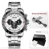 Montre-bracelets Chronograph Quartz Business Mend's Business Watchs Wistry Army Army Wristwatch Watch Man Relogios Masculino Clock 2087