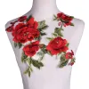 2PCS / Set Rose Flower broderie Patches Applique broderie coudre sur les vêtements para la ropa Applique