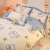 Ensemble de literie 2 chambres à couches de couette couvercle libelt litspread euro nordic 150 lin lin lin lin pour filles euro