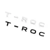 Decorazioni per auto 3d adds cromo cromo trunk emblema badge adesivo per la volkswagen troc t-roc logo accessori automatici