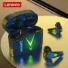 Lenovo Original LP6 TWS GAMING EARENHONELO PONELO BULETOOTH sem fio com redução de ruído Headset de modo duplo para jogos de esporte eletrônico