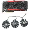 PADS NOUVEAU 3PCS 87MM 6PIN T129215SU GTX1080 1070 1060 GPU FAN POUR ASUS STRIX GTX980TI R9 390X 390 GTX1070 GTX1060 FAUTS DE CARTE GRAPHIQUES