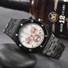 Mouvement de montre de haute qualité, loi sur le designer automatique Mouvement de concept de quartz de haute qualité Luxury Luxury Sobrave en acier inoxydable Three Eyes Classic Watch