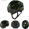 Casques de cyclistes PILA Casque de sécurité cycliste ultralaise Casque de moto extérieur Rovab ns Visor Mountain Road MTB Bike Helmet L48