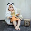 Arabian Robe Baby Infant Photography Odzież Ostroją stroje muzułmańską szalik głowa szata 3PCS/SET Toddler Souvenir Pictures Photo Props