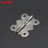 10pcs NAIERDI Mini Butterfly Door Hinges Gold Silver Bronze Cabinet Drawer Jewellery Box Decorate Hinge For Furniture Hardware