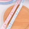 6yard / lot mélange rose / bleu rubans bébé en dentelle de dentelle pour artisanment bricolage baril d'emballage accessoires de couture Largeur 1,5 / 2,5 cm CP2228