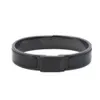 Mode Hoogwaardige Designer Design Bangle Roestvrij staal Black Bakle Bracelet Jewelry Men and Women armbanden309u