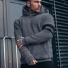 Erkek Hoodies Sonbahar Kış Giyim Peluş Kalınlaştırılmış Uzun Kollu Gevşek Yumuşak Moda Sıcak Spor Söküsü Kapşonlu Kazak