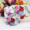 10 Yards 1.5'' 38MM Flowers Printed Grosgrain Ribbons For Hair Bows DIY Handmade Materials Y2020072302