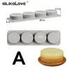 Silikolove DIY SILICONE SOAP Moule pour le savon fait à la main Formes Formes 3D Moule de savons carrés Rounds Ovales Moules Fun Cadeaux