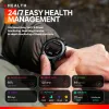 Zegarki Zeblaze Stratos 3 GPS Smart Watch HD AMOLED Display Fitness Watch Bluetooth Compatybilne połączenia telefoniczne 24H Monitor zdrowia tętna