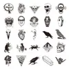 10/50 / 100pcs Gothic Black and White Graffiti Autocollants Prigage Fridge ordinateur portable Autropolition de jouet classique Just Classic Gift Sticker Gift