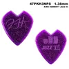 1 PCS 기타 픽 Dunlop John Petrucci 시그니처 재즈 III 1.55mm 기타 픽 플렉스 럼 중재자 음향 일렉트릭 기타 픽