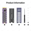 Karten Jeyi nvme M.2 bis 5 SATA -Adapter, interne 5 Port Nonraid SATA III 6 GB/S NVME -Adapterkarte für Desktop -PC -Support -SSD und HDD