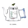 Hitzebeständiges Glas Spezialtopf zum Kochen von Tee, Dampfkessel, spezieller Kocher