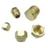 Mässing Luftkonditionering SAE 1/4 3/8 1/2 3/4 FIT UNF Male Female Thread Plug End Cap Stängd rörmonterad adapter