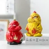 Angry Duck Ashtray, 가벼운 고급스럽고 고급 스러움, 뚜껑과 반 플라이 애쉬가있는 창조적 인 성격, 집을위한 선물, 거실, 사무실