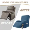 Chair Covers Velvet Recliner Cover Stretch Split Style All-inclusive Armchair Lazy Boy Lounger Single Couch Sofa Slipcover