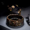 Ретро керамические раковины для ванной комнаты искусство столешница