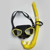 Máscara submarina para buceo Scuba Negro máscara negra de vidrio con máscara de snorkel de vidrio snorkel con caja de natación scuba scuba