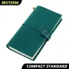 Set Moterm Compact Series Standard Rozmiar Traveller Notebook Pełne ziarno Warzyw Warzywna skóra Organizator Diary Szkic Planner