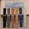 Soft Suede Leather Watch Band 18mm 19mm 20mm 22mm 24mm Blue Brown Watch Straps Stainless Steel Buckle Watch Accessories 220705246p