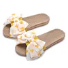 2024 Designer household Scuffs slippers slides women sandals pink yellow green white womens bowknot scuffs GAI