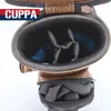 cuppa pu革のプールキューケース85cmの長さビリヤードアクセサリー1/2キューバッグ4ホールは2つのロッド中国全体を置くことができます