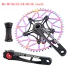 Bolany Integrated Crankset Single Speed ​​Hollowtech Crank Arms For Bicycle 130 BCD Folding Bike Connecting Rods Monoplate BMX