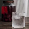 300 ml japansk stil whisky vinglas handgjorda rippel mjölksaft mugg is öl kopp glas vertikalt randigt vatten cocktail kopp