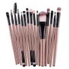 Makeup Brushes 15Pcskit Set Eye Shadow Brow Eyeliner Eyelash Lip Foundation Power Cosmetic Make Up Brush Beauty Tool6086296 Drop Deliv Otity