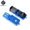 1:90 MOTEUR complet Semi Half Metal Gear Robot Intelligent Vehicle Speed REDUCER 3V-6V TT MOTEUR SEULLE BLEU BLEU